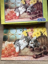 Kinderpuzzle 60 Teile gebraucht vollständig „ Kätzchen „