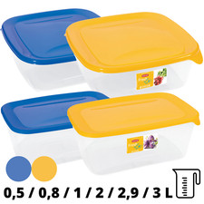 Frischhaltedose Gefrierdosen Vorratsdosen Lunchbox mit Deckel FARBENMIX Curver