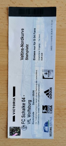 Eintrittskarte schalke 04 - -, fc