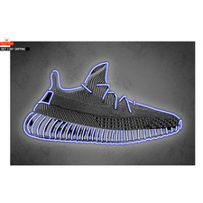 Neon Kunst Sneaker Schuhe