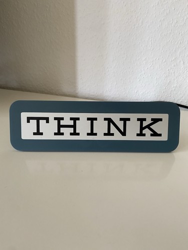 Ibm think schild - ibm, „think“