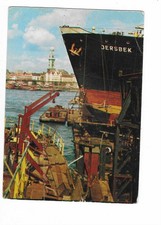 R867 AK Hamburg Hafen Altona Schiff "Jersbek"  gelaufen 1964