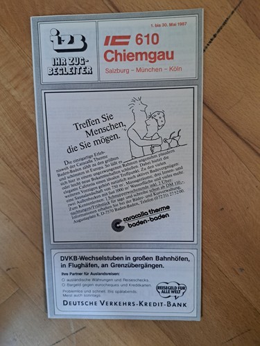 Ihr zugbegleiter 610 - zugbegleiter:, ic