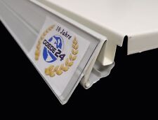 Preisschiene 50x Tegometall LS 39 neu grau RAL 7035 125cm Linde Storebest Eden 