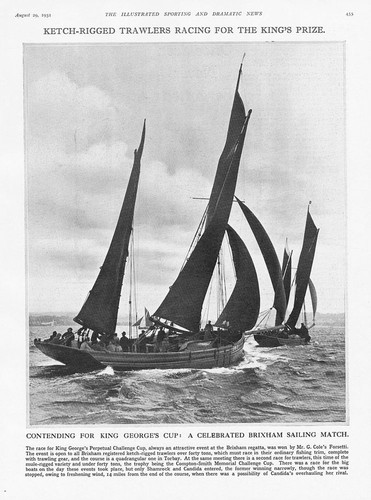 Brixham ketch rigged - brixham, trawlers
