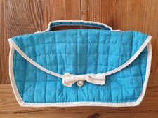 Vintage Strumpftasche 1 Fach Tasche für Strümpfe ca 32x16 cm Strumpfhosentasche