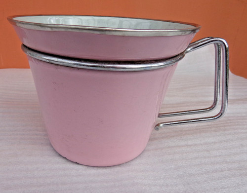 Emaille topf mit henkel - henkel,