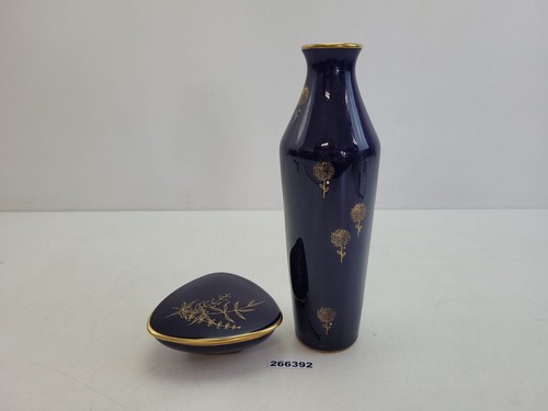 Vase und deckeldose - vase,