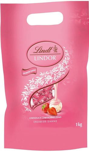 Lindt lindor erdbeer sahne - lindt, erdbeer-sahne