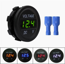 Voltanzeige Spannungsmesser LED Digital Display DC 5V-48V Auto Panel Voltmeter