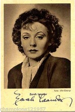 Zarah Leander ++Autogramm++