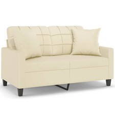 2/3-Sitzer-Sofa mit Zierkissen