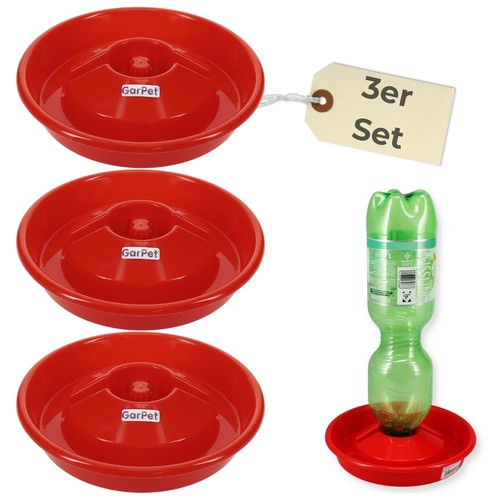 3er set tränkeschale - set, für