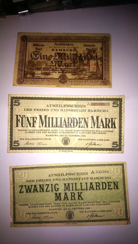 Banknoten notgeld hansestadt - banknoten,, notgeld,