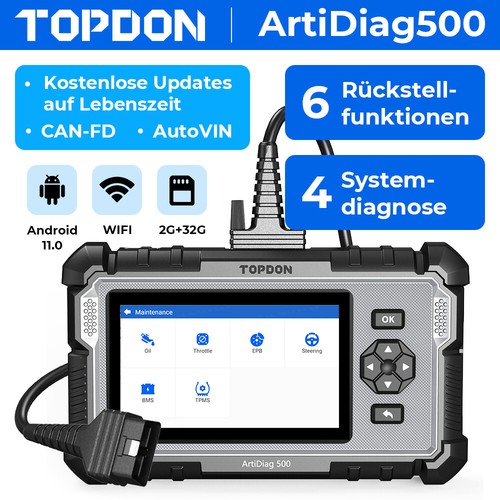 Topdon artidiag500 profi kfz - topdon,