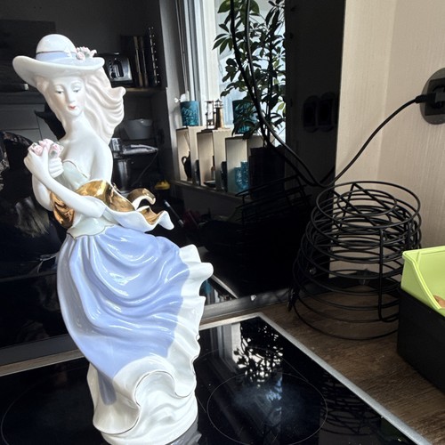 Keramik figur dame - keramik,