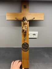 a2) Altes Holz Wandkreuz Kreuz