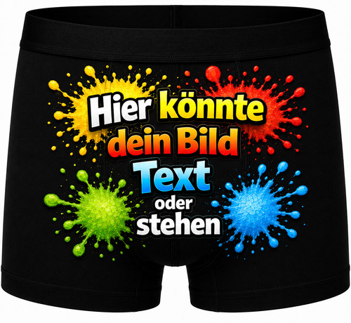 Personalisierte boxershorts - personalisierte,