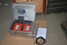 Batteriekoffer 24 V 2x 38 Ah AGM Alu Transportbox ZARGES A5 (Bundeswehr,Alukiste