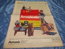 Ferrania , Reklame 1963 , Nostalgie , Vintage Werbung Print , A  619 A
