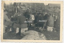 Foto Russland-Soldaten,Gulaschkanone, Feldküche, Wehrmacht  2.WK  (f357)