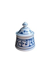 Winterling | Porzellan Zuckerdose Indisch blau Strohblume |Vintage Kaffeeservice
