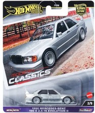 MB Mercedes Benz 190 E 2.5-16 Evo II - 1990 - silver - Hot Wheels 1:64