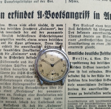 K.M 720 Dienstuhr Kriegsmarine Festa WK2