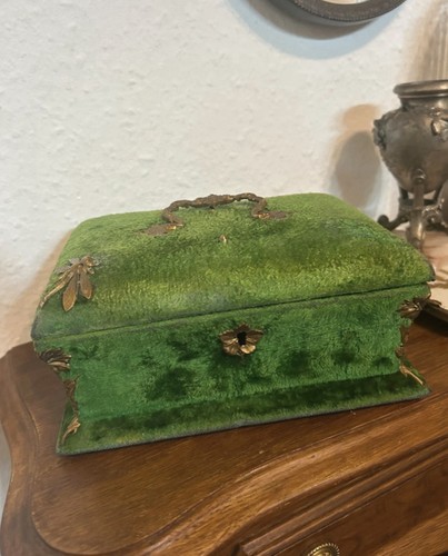 Antike schmuckschatulle mit - antike,