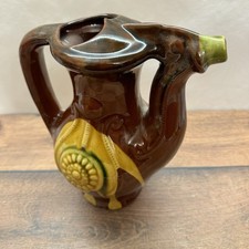 Bulgarien Keramik Krug braun/grün vintage jug