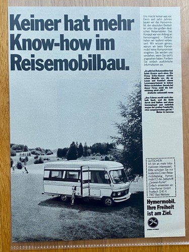 1981 hymer hymermobil eriba - hymermobil,