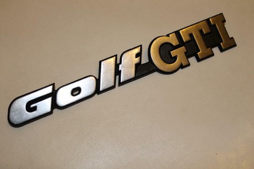 Golf gti emblem hinten f - emblem,