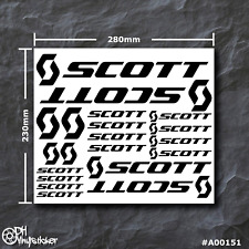 Scott Sticker Schwarz |