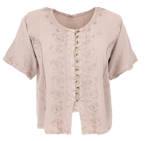 Kurzes blusentop boho chic - kurzes,