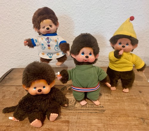Monchhichi figuren - 4x,