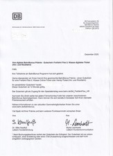 DB Freifahrt Flex 2. Klasse