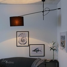 XXL Deckenleuchte in Schwarz