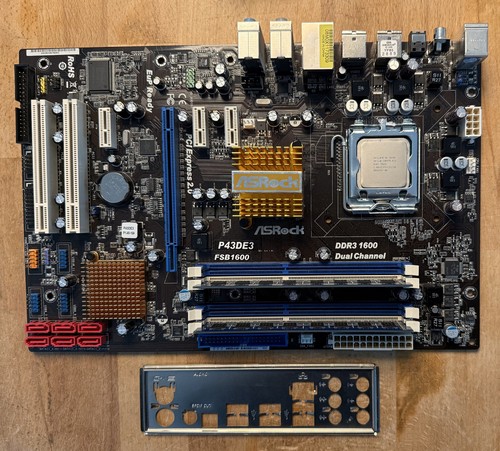 Asrock p43de3 sockel - sockel, 775