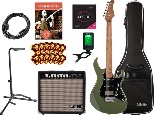 Cort g250 gitarre olive - g250, se