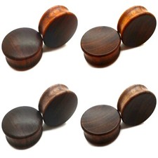 6MM-30MM HOLZ OHR PLUG TUNNEL KONKAV KONVEX ORGANIC PIERCING OHRSTECKER SADDLE