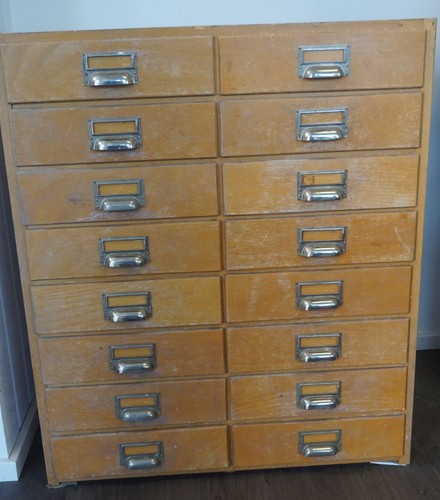 Vintage apothekerschrank holz - vintage,