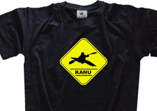 Kanu Fahrer Crossing II Kajak Rudern Paddeln Boot Wassersport T-Shirt