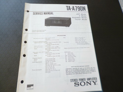Original service manual - service,
