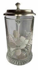 Bierkrug aus Glas  mit