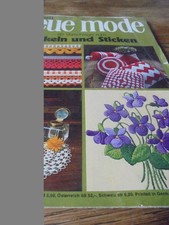 Sonderheft neue mode – 80 Vorschläge zum Hakeln und Sticken – 44 Seiten