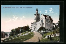 Ansichtskarte Eibenstock i. Erzgeb., Das neue Rathaus 