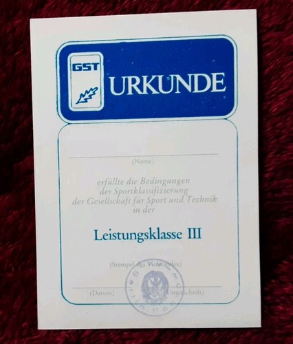 Blanko urkunde gst - blanko,