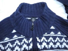 BOGNER Fire & Ice Strickjacke – Wolle/Kaschmir – blau – XXL – neuwertig