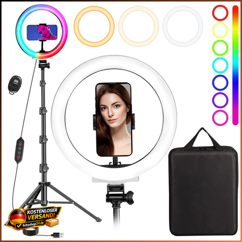 Ringlicht mit stativ 180 - 10",