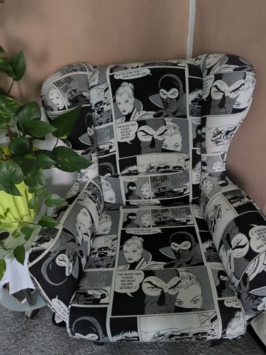 Ohrensessel vintage comic - ohrensessel,
